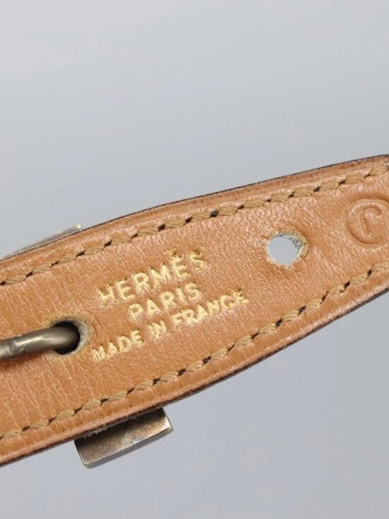 HERMES Constance Belt Leather Navy Auth am7633 main image 7